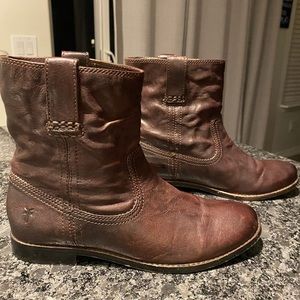Frye Anna Shortie Shorty Boots Size 8